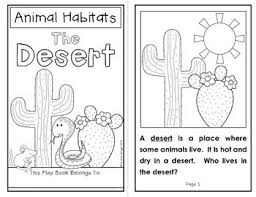 Animal Habitats The Desert A Flap Book Project For Grades 1 2 In 2020 Animal Habitats Flap Book Desert Animals