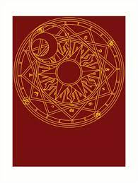 Clow Circle Art Print By Robin Hayward Circle Art Cardcaptor Sakura Sakura Card