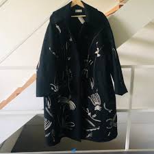 Dries Van Noten Jackets Coats Dries Van Noten Oversize Embroidered Wool Coat Poshmark