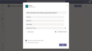 Why free polling software is a danger to remote meetings. Use The New Built In Polls In Microsoft Teams Meetings Jumpto365 Blog