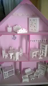 Venta de casas de muñecas, accesorios y mobiliario, otros ambientes para casas de muñecas. Casita De Munecas Barbie Pintadas Decoradas Con Muebles 2 900 00 Casa De Munecas Barbie Casa De Barbie Casa De Munecas