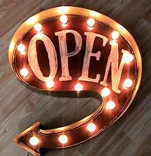 Open Arrow Marquee Light Up Sign From The Electric Moon Marquee Lights Light Up Signs Marquee Sign
