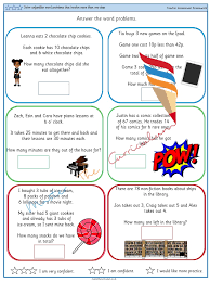 Maths Word Problems Year 2 Taf Worksheet