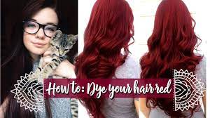 Let's neutralize your hair's red pigments! How To Dye Hair From Brown To Red At Home Youtube