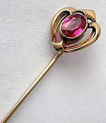 Time Was Antiques Hat Pins Antique Hats Heart Shaped Jewelry