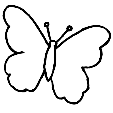 Disegno Da Colorare Facile Per Bambini Una Farfalla Disegni Da