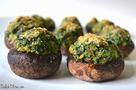 Bring a large pan over high heat. Spinach And Sausage Stuffed Mushrooms Delish D Lites