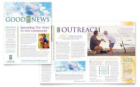 Church bulletin templates for printing. Christian Church Newsletter Template Word Publisher