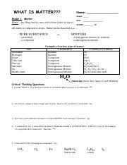 The end result is at the time of evaluation, there's a great deal of confusion. Briantonmatter Pogil Pdf What Is Matter Name Brian Ton Model 1 Matter U2026 Matter U2013 Any Thing That Has Mass And Volume Takes Up Space All Matter Is Course Hero