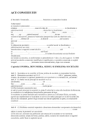 Cenzorii societatii isi desfasoara activitatea conform legislatiei in vigoare. Doc Act Constitutiv Alexandra Otilia Lungu Academia Edu