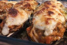 Una sabrosa receta con berenjenas y atún que a los niños les encanta. La Cocina De Merche Borjas Y Sus Recetas Berenjenas Rellenas De Pollo
