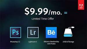 Photographers You Can Now Get Photoshop Cc Lightroom 5 And 20 Gb Of Cloud Storage From Ado Adobe Photography Photography Programs Adobe Photoshop Photography