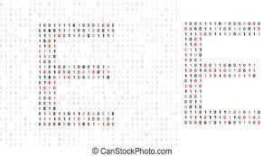 English alphabet letters binary encoding: Buchstaben T Alphabet Von Binarcode Buchstaben T Alphabet Von Binarer Codeliste Canstock
