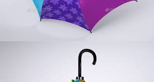 Promotional Umbrella Mock Up Umbrella Mockup Business Card Logo