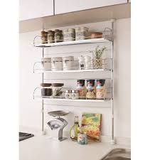 突っ張り スパイスラック ステンレス製 幅60ｃｍ 3段 キッチン 収納 収納棚 つっぱり 日本製 国産 調味料ラック おしゃれ シンク上 送料無料 突っ張りスパイスラック ｕｂ ステンレス製 ｂ 幅60ｃｍ 3段 hocola キッチン 収 キッチン 周り 収納 狭い