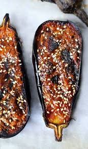 Nasu Dengaku Miso Glazed Eggplant Pickled Plum Easy Asian Recipes Recipe Food Recipes Sticky Chicken Recipe