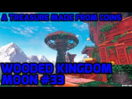 Super Mario Odyssey Wooded Kingdom Moon 33 A Treasure Made From Coins Youtube