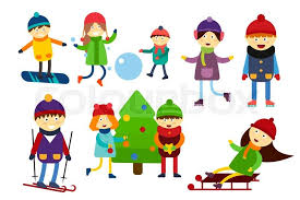 Winter Holidays Background Christmas Stock Vector Colourbox Cookie cutter kids backdrop, christmas snow angels in flour. winter holidays background christmas