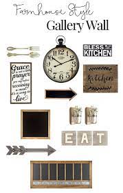 Rustic Gallery Wall Inspiration For The Kitchen Embellish Ology Rustic Gallery Wall Kitchen Gallery Wall Farmhouse Gallery Wall