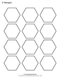 This table saw sled is easy to make and will allow you to batch out repeatable. 1 Inch Hexagon Printable Easy Cut Out Ballon De Foot