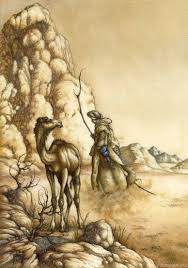 Read rudyard kipling poem:the camel's hump is an ugly lump which well you may see at the zoo; Folio Society Himmapaan Page 3