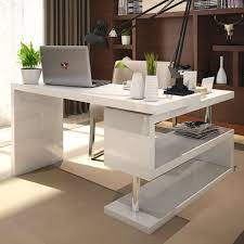 Its solid table top provides a stable and secure surface, on which you can place drinks, vases, fruit bowls or ornaments. High Gloss White Desk 113 Trendy Interior Or White High Gloss Siena White Desk Office Best Home Office Desk High Gloss Office Desk
