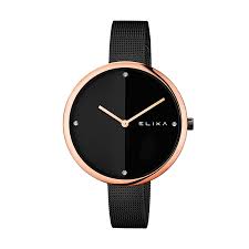 Montre femme, gardez un temps d'avance sur la tendance avec la nouvelle collection de montres pour femmes ! Montre Femme Elixa Beauty Doree Rose Et Noire E106 L427 Pour Femme