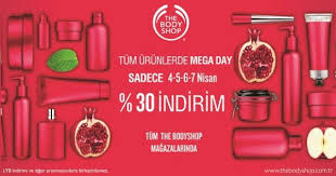 Mega Day E Hazir Misiniz The Body Shop Terracity De Sadece 4 5 6 7 Nisan Tarihlerinde Tum Urunlerde Gecerli Olacak 30 Indirimi The Body Shop 7 Nisan Nisan