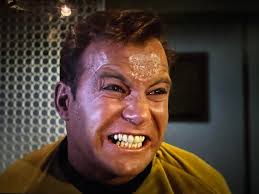 Is Captain Kirk's acting style good or overacting?