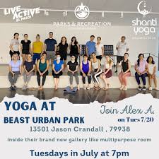 El paso, tx 79930 (close to the bridge walkway in the sun). Shanti Yoga El Paso