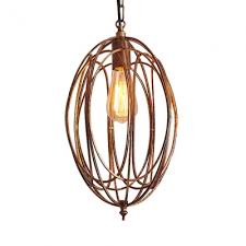 Metal Cage Pendant Lighting Kitchen With Oval Shade One Light Rustic Lighting Fixture In Black Gold White Beautifulhalo Com