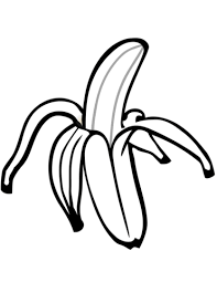 Platano Dibujo Para Colorear