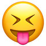 In the internet age, it means a person sticking out his tongue. Squinting Face With Tongue Emoji Meaning In Texting Copy Paste