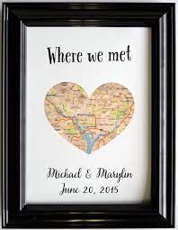 Custom Wedding Anniversary Gift For Couples Personalized Map Etsy Personalized Anniversary Gifts Mens Anniversary Gifts Anniversary Gifts For Couples