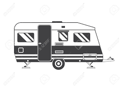 Find high quality trailer clipart, all png clipart images with transparent backgroud can be download for free! Camping Trailer Family Caravan Traveler Truck Camper Outline Royalty Free Cliparts Vectors And Stock Illustration Image 53508702