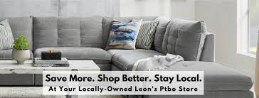 Stylish modern and traditional pieces in a fabric or faux leather sectional allow you to update a living area in no time. Leon S Peterborough Posts Facebook