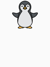 Cute Happy Penguin Cartoon Logo Essential T Shirt By Passionemporium Penguin Cartoon Cartoon Logo Cute Penguin Cartoon