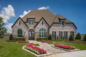 Front In Highland Homes 215 Plan At 4606 Orchard Creek Lane Manvel Tx In The Pomona Community In 2020 Exterior Model Homes Highland Homes