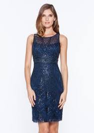 Latest Sales Ideel Sue Wong Cocktail Dress Dresses Navy Blue Sequin Dress