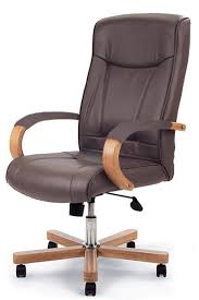 Benjara retro brown metal and top grain leather executive office chair. Brown Executive Leather Office Chair Reclining Function Barnes