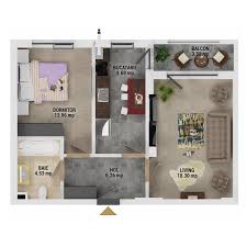 Nord rezidential va prezinta oferta completa cu apartamente de vanzare bucuresti 2 camere ; Apartament 2 Camere Tip 5 T3 Uverturii Residence