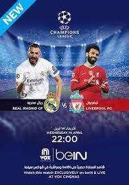 Cada canal está vinculado a su fuente y puede diferenciarse por calidad, velocidad. Ucl 2021 Liverpool Vs Real Madrid Now Showing Book Tickets Vox Cinemas Uae