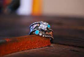 Pin By Brooke Walburger On Makin Plans Western Wedding Rings Silver Western Rings Western Rings