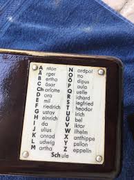 In german, the letters of the alphabet are pronounced like this, and can be spelt phonetically as such german letter. German Phonetic Alphabet Laststandonzombieisland