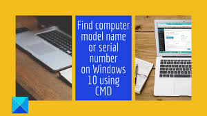 In windows 8.1, press the windows key + x and choose command prompt (administrator). Find Computer Model Name Or Serial Number On Windows 10 Using Cmd