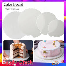 All cake boards are available in all sizes from 6 inch to 16 inch and packed in 6, 12, and 25 count. 4 6 8 10 12 Inch Round Mousse Cake Board With Handle Plastic Cupcake Dessert Display Papan Cake Board Reusable Shopee Philippines