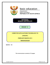 Application for registration of a trademark. Marking Memo Department Of Basic Education