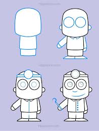 How To Draw A Dentist Drawings Drawing Lessons Easy Drawings