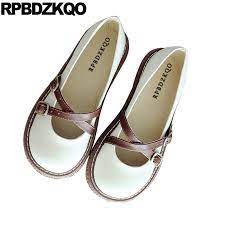 Amazing collection of comfortable shoes available at incredible prices. Wide Fit Shoes Ladies Metal Japanese School Women Chinese Breathable Round Toe Mary Jane Embellished British Style Retro Flats Women S Flats Aliexpress