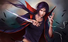 Tons of awesome itachi uchiha anbu wallpapers to download for free. Download Wallpapers Itachi Uchiha Knife Manga Red Eyes Naruto Anbu Captain For Desktop Free Pictures For Desktop Free